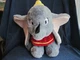 Disney Store DUMBO Plush Toy 11" Sitting Embroidered Eyes Stuffed Animal