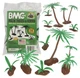BMC Marx Recast Palm Trees Jungle Ferns 16pc Playset Accessories 1:32 Scale 54mm
