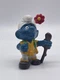 Smurfs 1978 Hiker Smurf Hiking Walking Stick Figure Vintage Toy PVC Schleich