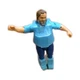 Diamond Armor Steve Minecraft Movie Action Figure Toy Jack Black Mattel 4"