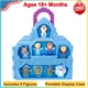 Fisher-Price Little People Toddler Disney Frozen Carry Along Castle Case Playset