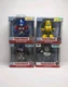 Jada Toys Set Of 4 Transformers Metalfigs 2.5"  Die-cast Figures New