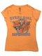 DC Comics Womens Orange Every Girl Loves A Superhero Batman Tee Shirt