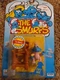 Smurfs 13010 I'm Baby Irwin Figure Peyo Poseable Smurf High Chair 1996 Ice Cream