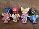 JAKKS Pacific Sonic the Hedgehog 4" Bendable Action Figures Wave 1 Lot of 4