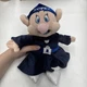 Disney Store Snow White & The Seven Dwarves Winter Dopey 7" Bean Bag Plush Blue