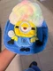 Universal Studios Minions Stuart Rainbow Afro Plush Backpack