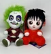 Beetlejuice & Lydia Deetz Wedding Attire 8&rdquo; Phunny Plush Doll Set Kidrobot