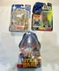 Lot of 3 Star Wars action figures damaged packaging