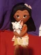 Disney Princess Lil Friends Plush 14" Moana With Pua Pig Island Doll EXCELLENT