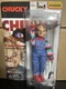 MEGO Child's Play - Chucky White Carded Variant w/ Gun Action Figure Set