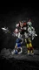 New Lucky Cat Micro Cosmos MC-01S Elvis Voltron Metallic Version Set of 5 Figure