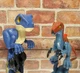 Mattel Fisher Price Imaginext Jurassic World XL Blue Raptor Dinosaur Toy +1Other