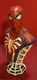 5" Spiderman Bust 3D Printed MARVEL Fan Art by DRAFAN3D Hand Painted by S. Parks