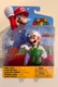 NIB Jakks Pacific Nintendo Super Mario Fire Luigi 4" Figure with Fire Ball Toy