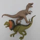 2 Boley Dinosaurs Raptor And Dilophosaurus Feb 21  Toy TM04 8" PVC Figures