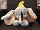 Disney Parks Dumbo Plush 16" Sitting Elephant Yellow Hat Red Collar Stuffed Toy