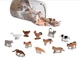 Battat Terra - AN6001Z - Animals Farm In Tube Action Figure Set, 60 PIECES