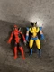1992 ToyBiz X-Men Deadpool And Wolverine  Loose Figures ￼