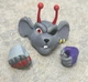 Biker Mice From Mars "Modo" 8" Custom Fodder Head & Hands Buck Teeth by Nacelle