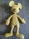 Vintage Mickey Mouse bendy figure bendable toy Disney collectible yellow rubber