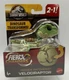 Jurassic World Dinosaur Egg to Velociraptor Toy Hidden Hatchers 2 In 1  New