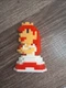 Nintendo Super Mario Princess Peach 8Bit Figure Jakks Brand 2.5 Display NES RARE