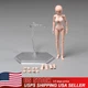86TOYS 1/12 T86-ST04-A White Busty Female Body 6inch Female Action Figure w/Head