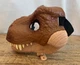 Jurassic World T-REX, Brown Dinosaur Mask 2018 Moveable Jaws Halloween