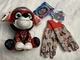 Paw Patrol Mighty Movie Marshall Marcus 7" Plush & Jersey Glove Set, New, NWT