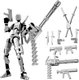 Gatling Gun T13 Titan 13 Action Figure Set【Assembled】, Robot Action Figure 3
