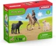 Schleich Farm World 6pc Rodeo Calf Adventure Playset Cowboy Horse Dog 42578 NIB