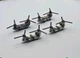 Micro Machines Military CH-47 Chinook Helicopter Vintage Galoob Lot Of 4