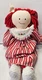 VTG EDEN MADELINE 17" RAGDOLL SLIPPERS AND RED NIGHTGOWN 1994