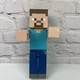 Minecraft Steve Action Figure Pixel Large Scale Mojang Mattel Poseable 8.5-9"