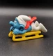 Bobsled Smurf 40201 Figure Winter Toy Super Smurfs Vintage Schleich Lot Y 2