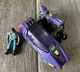 M.A.S.K. Kenner Piranha with Sly Rax Motorcycle Sidecar Venom Mask