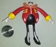 jakks pacific / sega  DR IVO EGGMAN ROBOTNIK  bendable figure