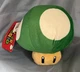 Nintendo Super Mario Plush 1Up Green Mushroom Extra Life 5&rdquo; Damaged Tag