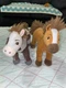 DreamWorks Spirit Riding Free Boomerang Horse 8" Plush Lot of 2 Horses  2020