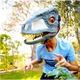 Jurassic World Chomp 'n Roar Mask Velociraptor "Blue" Electronic Dress Up
