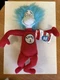 Thing 2 Cat in the Hat Official Movie Plush 12" Dr Seuss Play Along 2013