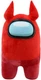 TOIKIDO Among Us Red 12" Plush w/ Devil Horns BRAND NEW with TAGS !!