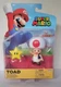 Super Mario Toad with Super Star Action Figure - Jakks Pacific Nintendo 2021 NIB