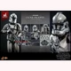 Hot Toys MMS643 Star Wars Clone Trooper Silver Chrome 1/6 Limited Action Figure