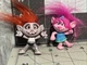 DreamWorks Trolls 2 World Tour Poppy and Barb Collectible  2&rdquo; Figures. No Base