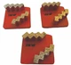 3-Pack! Husqvarna-Compatible Diamond Grinding Disc For  SOFT Surface, Grit 25