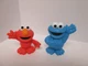 Playskool Sesame Street Figures Elmo Cookie Monster Replacement Cake Topper NEW