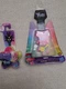 Trolls World Tour Poppy 3" Figure Toy with Guitar Hasbro Dreamworks lot of 2