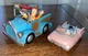 Toy story Jessie and Woody in a blue car Disney Pixar Disney Stitch Pink Car Lot